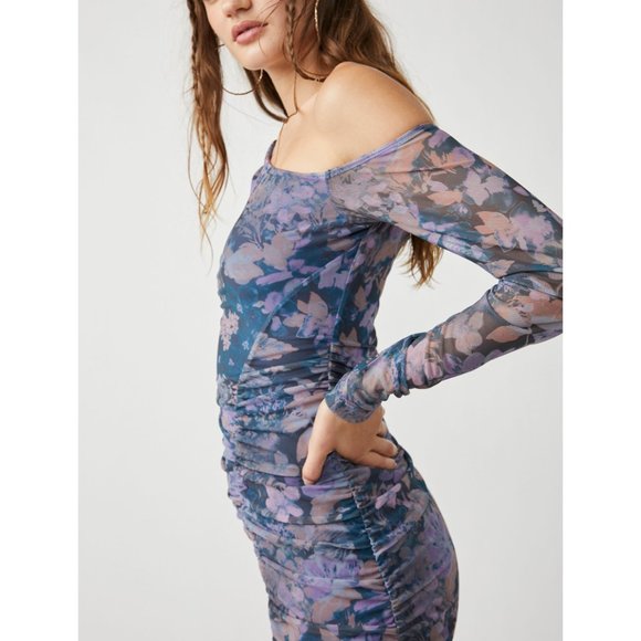 FREE PEOPLE Chole Dress / Midnight Combo - Picture 4 of 7